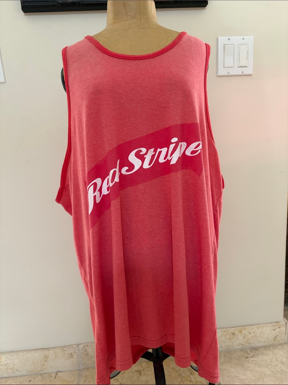 Women's Red Swim Coverup Tank
